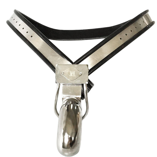 THORN GARDEN™ High-Quality Stainless Steel Y-Type Male Chastity Device with Lock