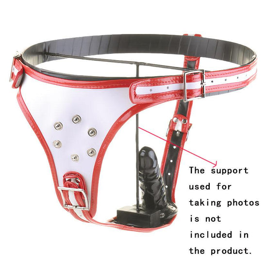 THORN GARDEN™ Removable dildo leather pants free shipping