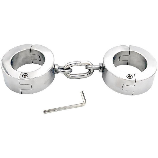 THORN GARDEN™ 3.2kg 4cm high Stainless steel screw lock handcuffs with free shipping
