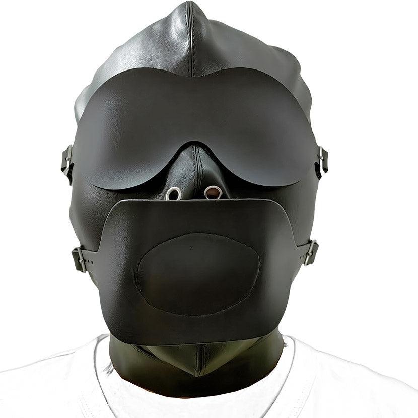 THORN GARDEN™ bondage Open Mouth leather Hood free shipping