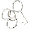THORN GARDEN™ 0.15kg Stainless Steel 8 shape handcuff free shipping