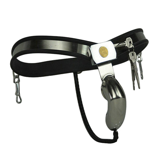 THORN GARDEN™ High-Quality Stainless Steel Male Chastity Belt with Lock