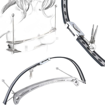 THORN GARDEN™ 304 Stainless Steel Adjustable Nipple Clamps with Lock