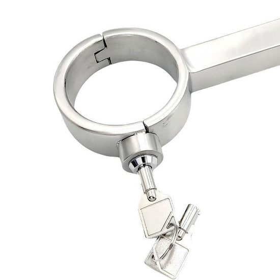 THORN GARDEN™ 1.4kg Hand and neck metal bondage cuffs free shipping