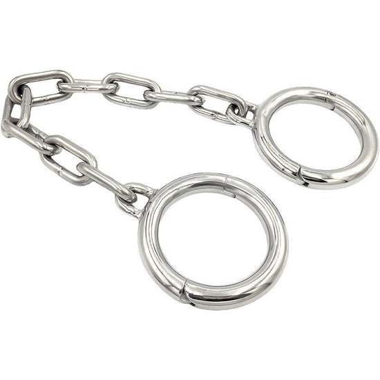 THORN GARDEN™ old style about 1.5kg thick 1.6cm Stainless steel ankle cuffs free shipping