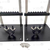 Standing Toe Restraint Footplates with Thumb Clamp