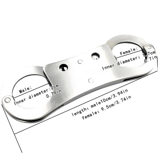 THORN GARDEN™ Stainless steel thumb cuffs free shipping