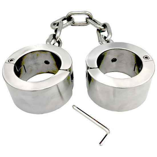 THORN GARDEN™ about 6.3kg height 6cm stainless steel ankle cuffs and free shipping