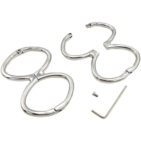 THORN GARDEN™ 0.15kg Stainless Steel 8 shape handcuff free shipping