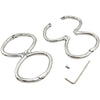 THORN GARDEN™ 0.15kg Stainless Steel 8 shape handcuff free shipping