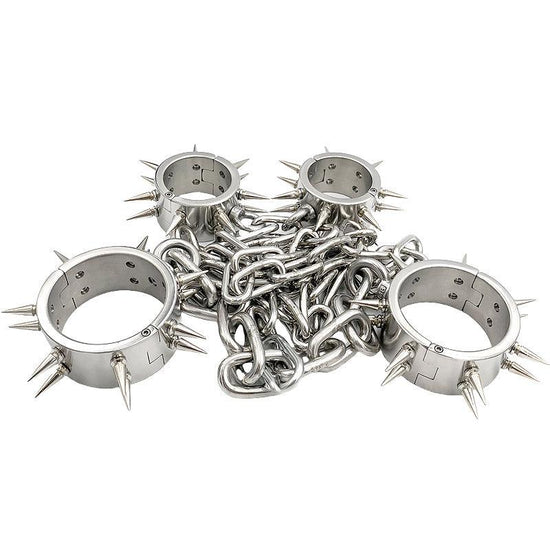 THORN GARDEN™ about 2500g 4cm heigh Hand and foot integrated thorny restraint shackles free shipping