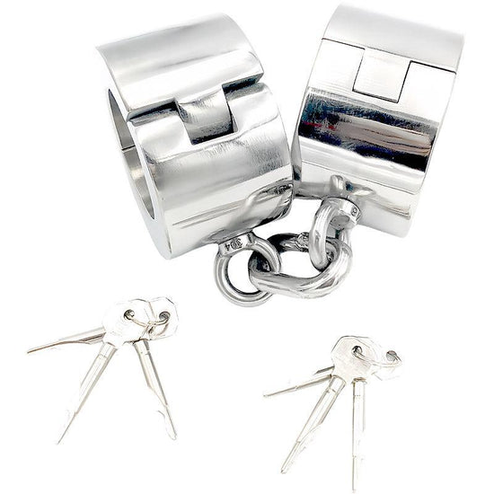 THORN GARDEN™ 4.5kg 6cm heigh heavy duty key lock handcuffs free shipping