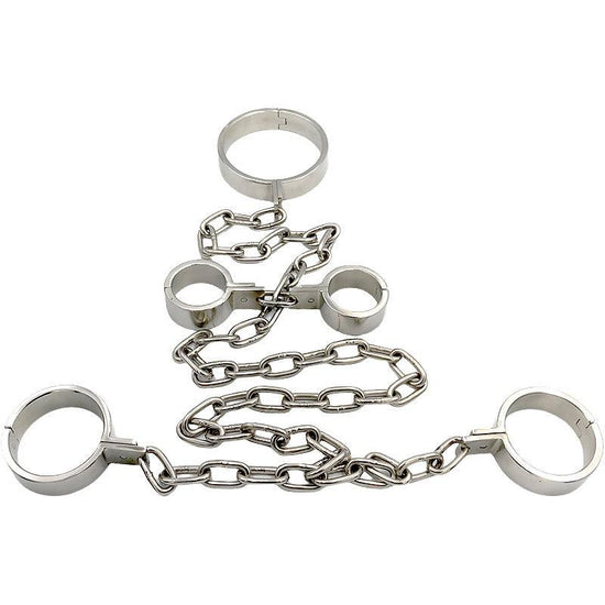 THORN GARDEN™ 3600g 3cm heigh Integrated neck hand and foot cuffs free shipping