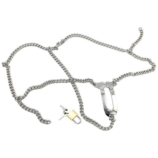 THORN GARDEN™ Stainless steel female invisible chastity belt with lock free shippng