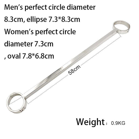 THORN GARDEN™ about 0.9kg 58cm long straight bar ankle restraints free shipping