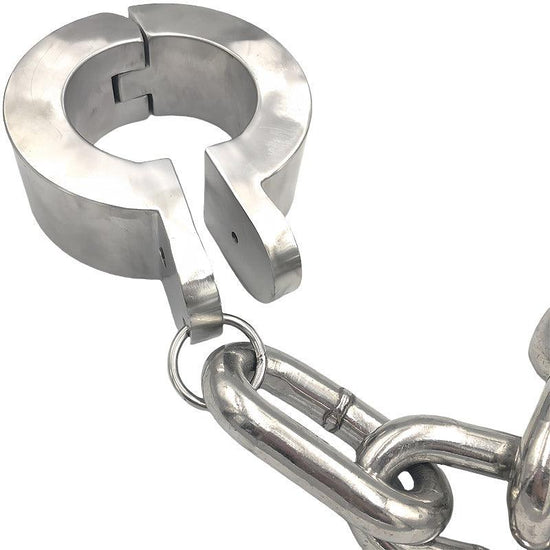 THORN GARDEN™ 12/14kg 6cm heigh 3cm thick stainless steel ankle cuffs and free shipping