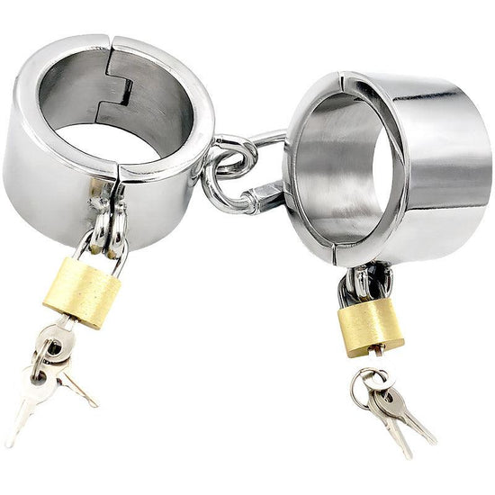THORN GARDEN™ about 1kg 4cm heigh Stainless steel padlock handcuffs free shipping