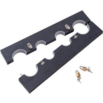 THORN GARDEN™ Black Wooden Shackles: Unleash Your Desires