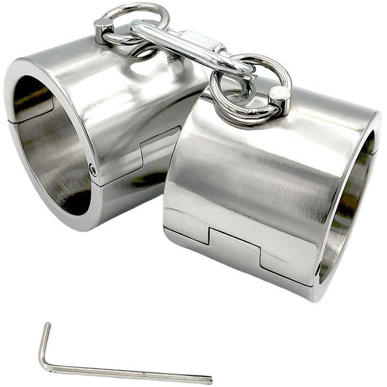 THORN GARDEN™ 1.5kg 6cm heigh Stainless steel screw lock handcuffs with free shipping
