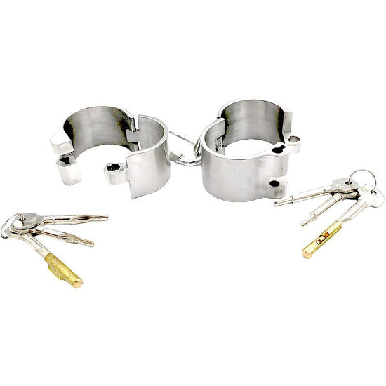 THORN GARDEN™ 0.75kg 4cm heigh Stainless steel latch lock handcuffs with free shipping