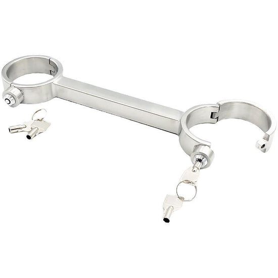 THORN GARDEN™ 1.32Ib 0.98in high Stainless Steel Press Lock Handcuffs free shipping