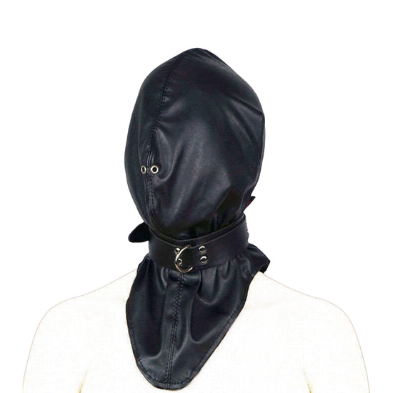THORN GARDEN™ Adjustable Leather Stretch Hood for BDSM Play