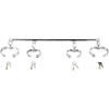 THORN GARDEN™ 1.25/1.3kg long 58cm straight bar shackles and free shipping