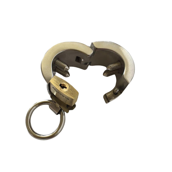 THORN GARDEN™ High-Quality Stainless Steel Cock and Ball Crusher with Lock