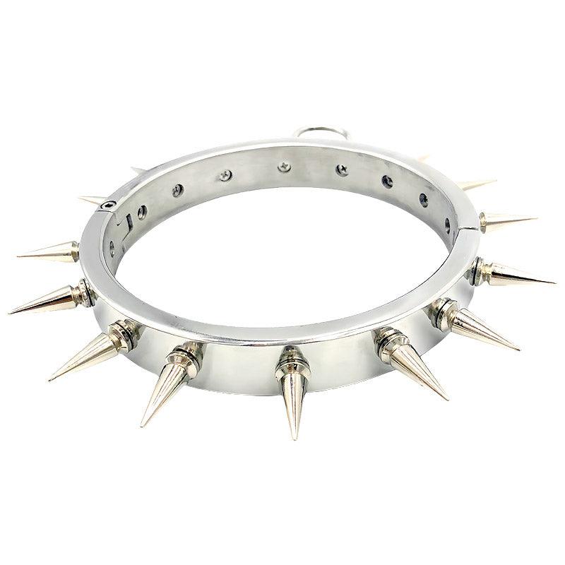 THORN GARDEN™ 0.55kg 2cm high stainless steel bdsm collar and free shipping