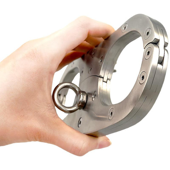 THORN GARDEN™ Stainless steel handcuffs with traction chain and free shipping