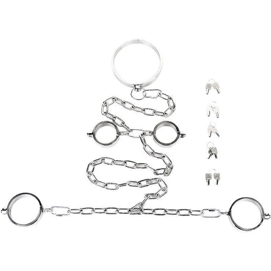 THORN GARDEN™ about 3100g 2.2cm heigh Hand, foot and neck shackles set free shipping