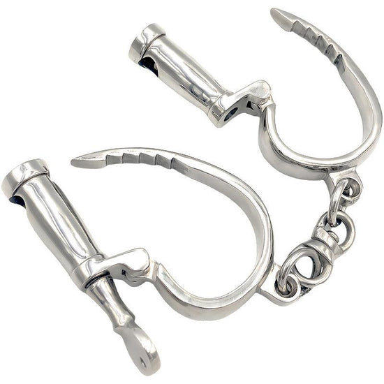 THORN GARDEN™ 0.6kg Stainless steel horseshoe shaped handcuffs with free shipping