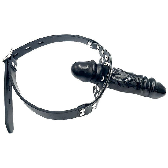 THORN GARDEN™ Double-ended black medical silicone dildo gag free shipping