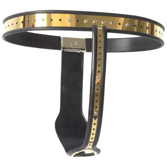 THORN GARDEN™ Titanium female chastity belt Can be used with anal and vaginal plugs