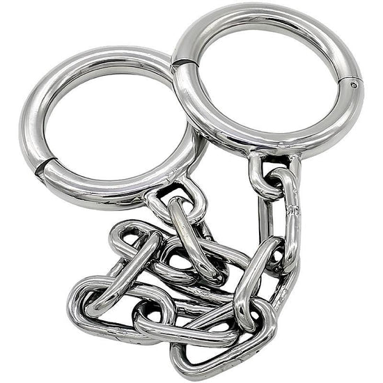 THORN GARDEN™ 1600g stainless steel bdsm handcuffs with chain and free shipping