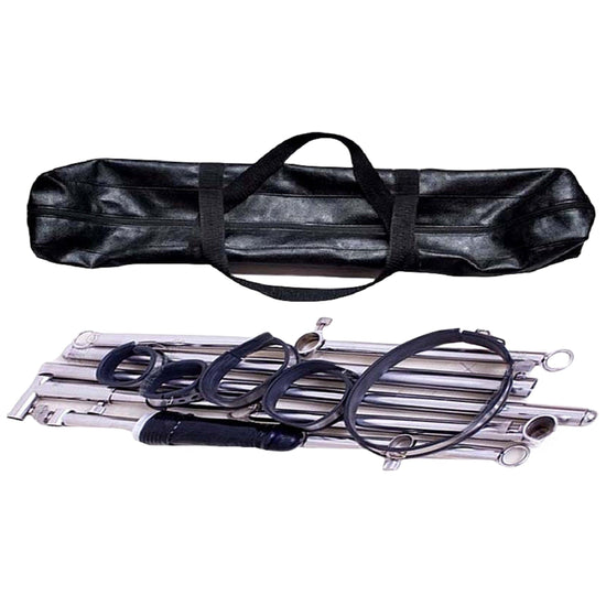 THORN GARDEN™ Stainless steel Doggy Style Bondage Rack with cuffs - free shipping