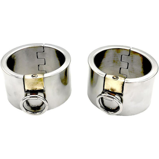 THORN GARDEN™ 1.1kg 5cm heigh Stainless steel padlock handcuffs free shipping