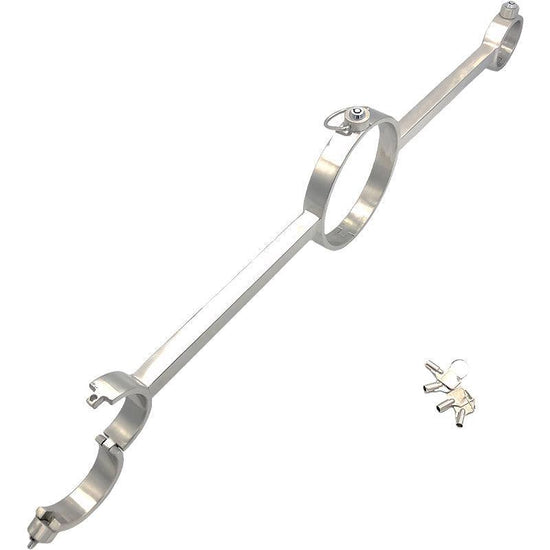 THORN GARDEN™ 1.4kg Hand and neck metal bondage cuffs free shipping