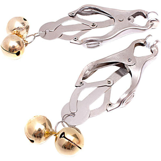 THORN GARDEN™ Double bell butterfly nipple clamp labia clamp free shipping