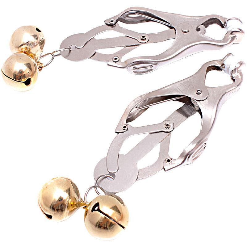 THORN GARDEN™ Double bell butterfly nipple clamp labia clamp free shipping