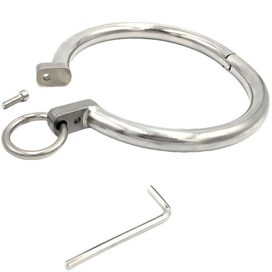 THORN GARDEN™ about 0.7kg 2cm thick stainless steel bdsm collar and free shipping