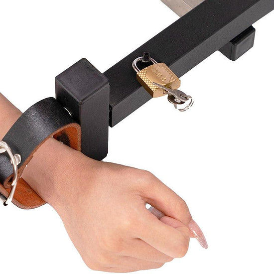 THORN GARDEN™ Upgraded Doggy-Style Four-Limb bondage Rack with leathercuffs- free shipping