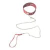 THORN GARDEN™ Leather slave leash collar with free shipping