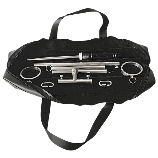 THORN GARDEN™ High-Quality Stainless Steel Standing Posture Bondage Frame with Adjustable Dildo