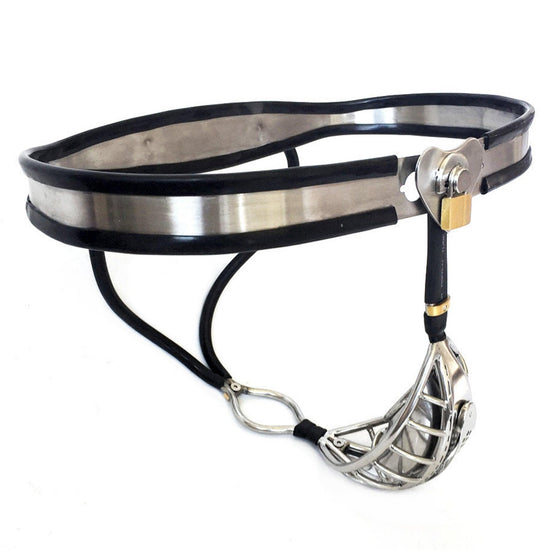 THORN GARDEN™ All-in-One Chastity Belt with Built-In Lock - Secure BDSM Play