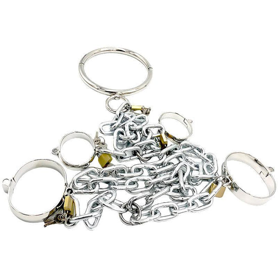 THORN GARDEN™ about 2200g 1.4cm heigh Hand, foot and neck shackles set free shipping