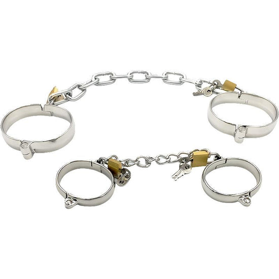 THORN GARDEN™ 0.5kg height 2cm metal bondage ankle cuffs and free shipping