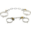 THORN GARDEN™ 0.5kg height 2cm metal bondage ankle cuffs and free shipping