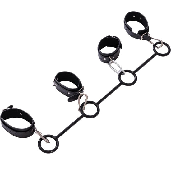 THORN GARDEN™ Metal Spreader Bar with Leather Cuffs - Free Shipping