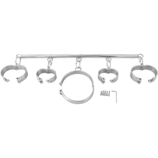 THORN GARDEN™ 2.5kg long 58cm Integrated metal bondage for hands, feet and neck